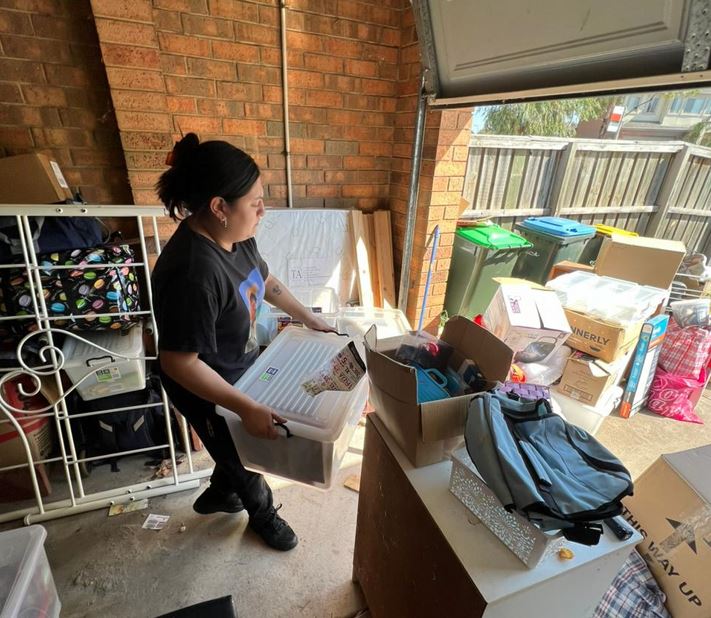 sort and declutter garage items effectively