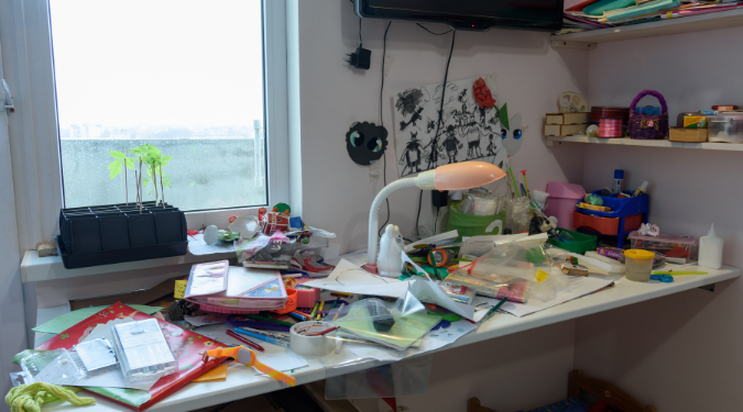 decluttering process