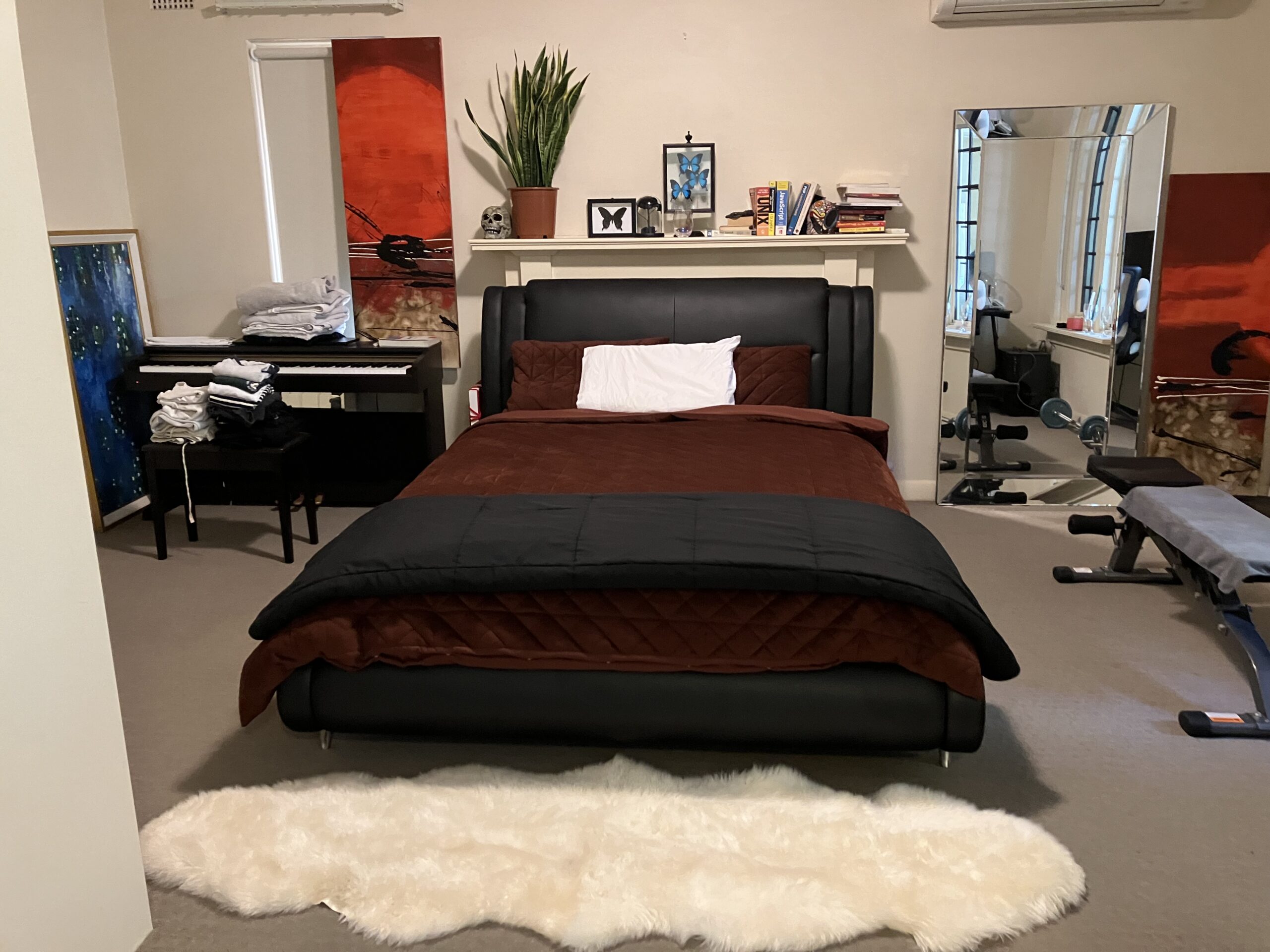 Bedroom after decluttering