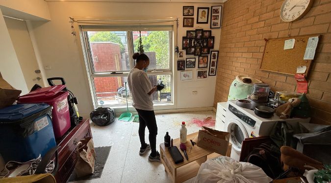 preparing for hoarding clean